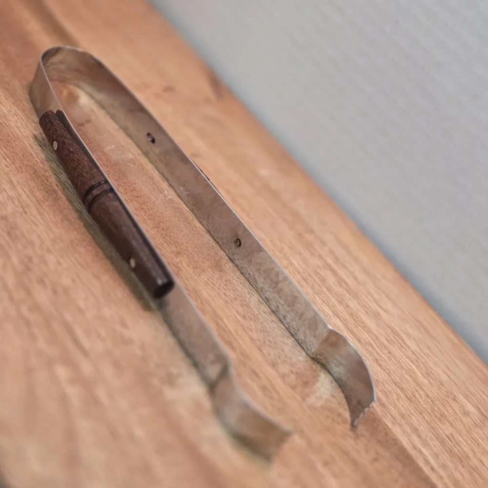 Stainless Steel and Wood Kitchen Tongs‎